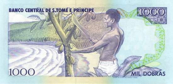 1000 Dobras 26.8.1993